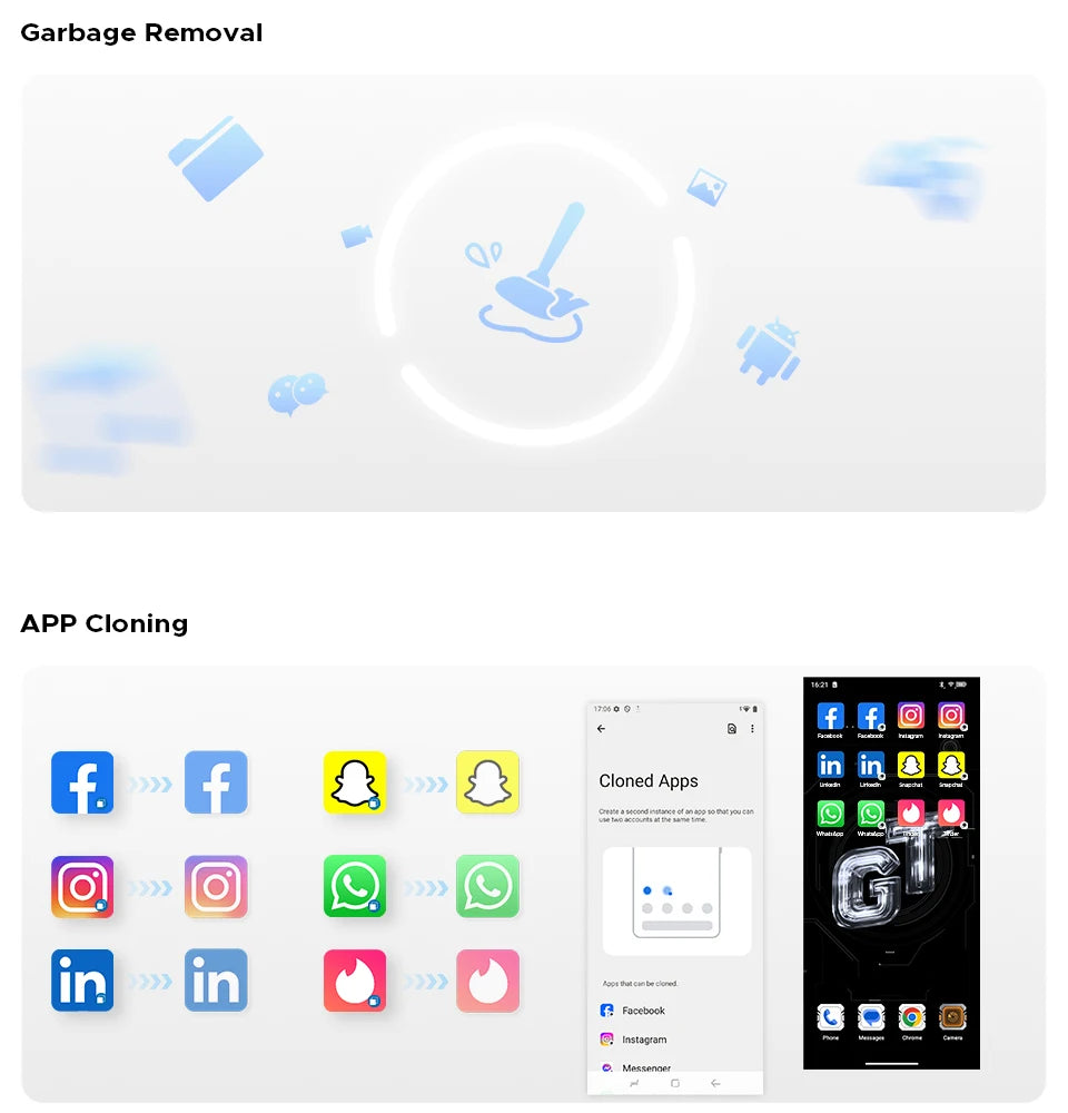 DOOGEE Blade GT Ultra LED-Lichteffekt - 5500 mAh, 33 W, 6.72 Zoll