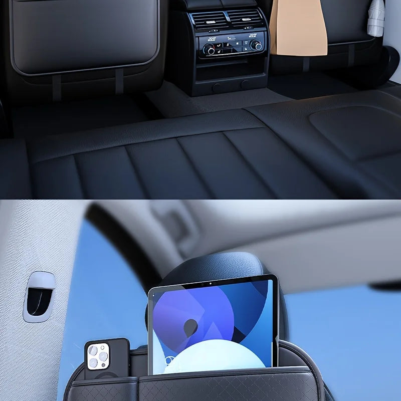 Auto Sitz Rücken Aufbewahrung Tasche 2025 - Hängende Tasche Multifunktional - Car Seat Tissue Box Organizer Interieur Dekoration