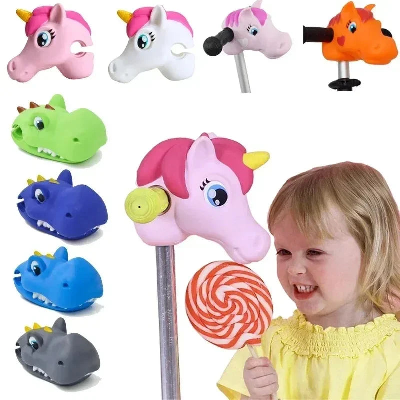 1STK Einhornkopf Spielzeug - Lenker Dekoration 12cm Kids