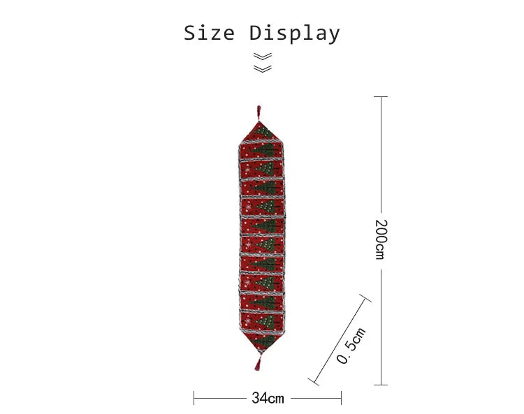 FestiveTree Tischdecke Santa Rot - Kapazität 1 Stück, Größe 135x180 cm