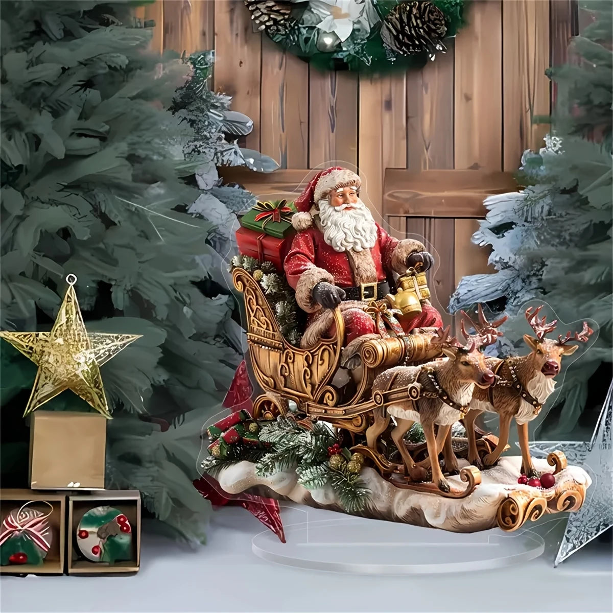 1 piece of Christmas gift, festival decoration, bohemian style, multi-functional desktop decoration suitable for bedroom.