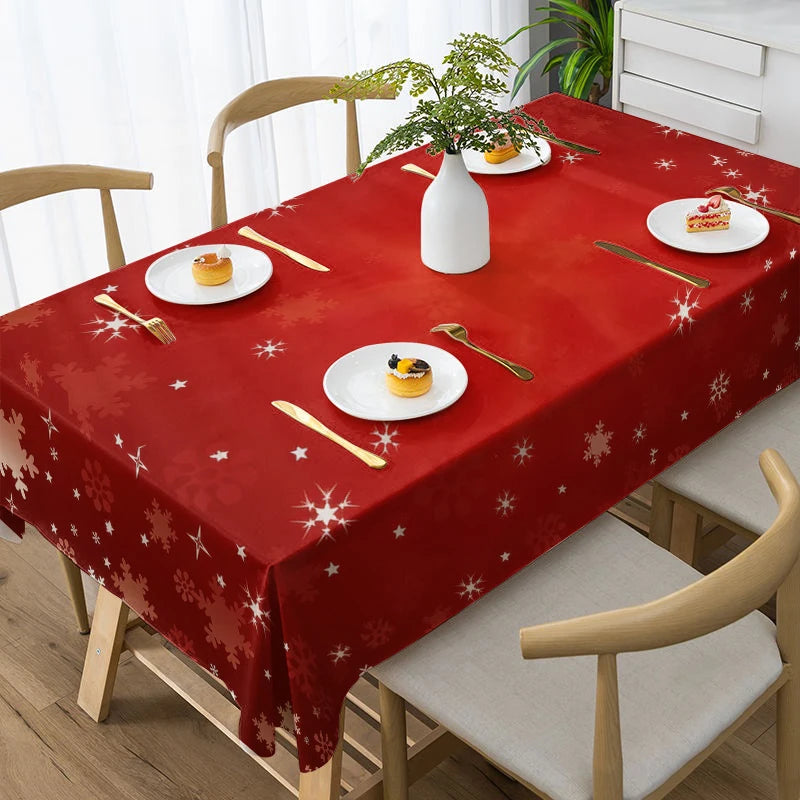 Home Decor Festive Christmas Tablecloth Design Restaurant kitchen tablecloth living room home decoration party decoration