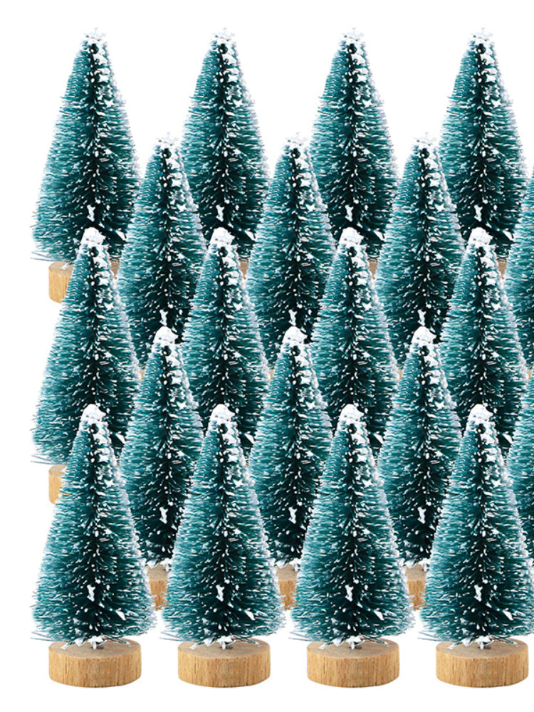 Choice Mini Weihnachtsbaum-Set Dekor - 30 Stück, Mini, Desktop-Deko