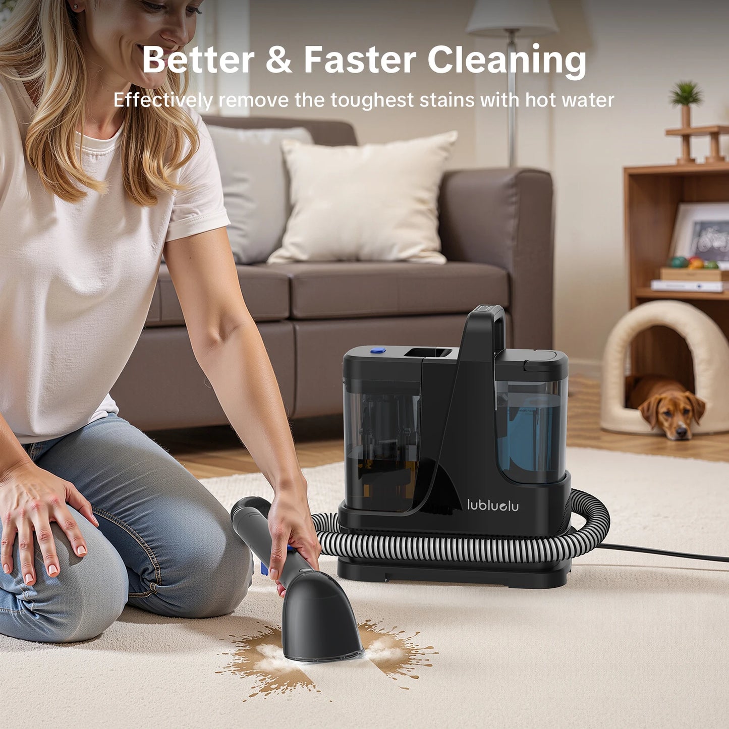 Lubluelu V9 Dampf - 1,75 L Tank 500-999 W 40,9x40,9x22,9