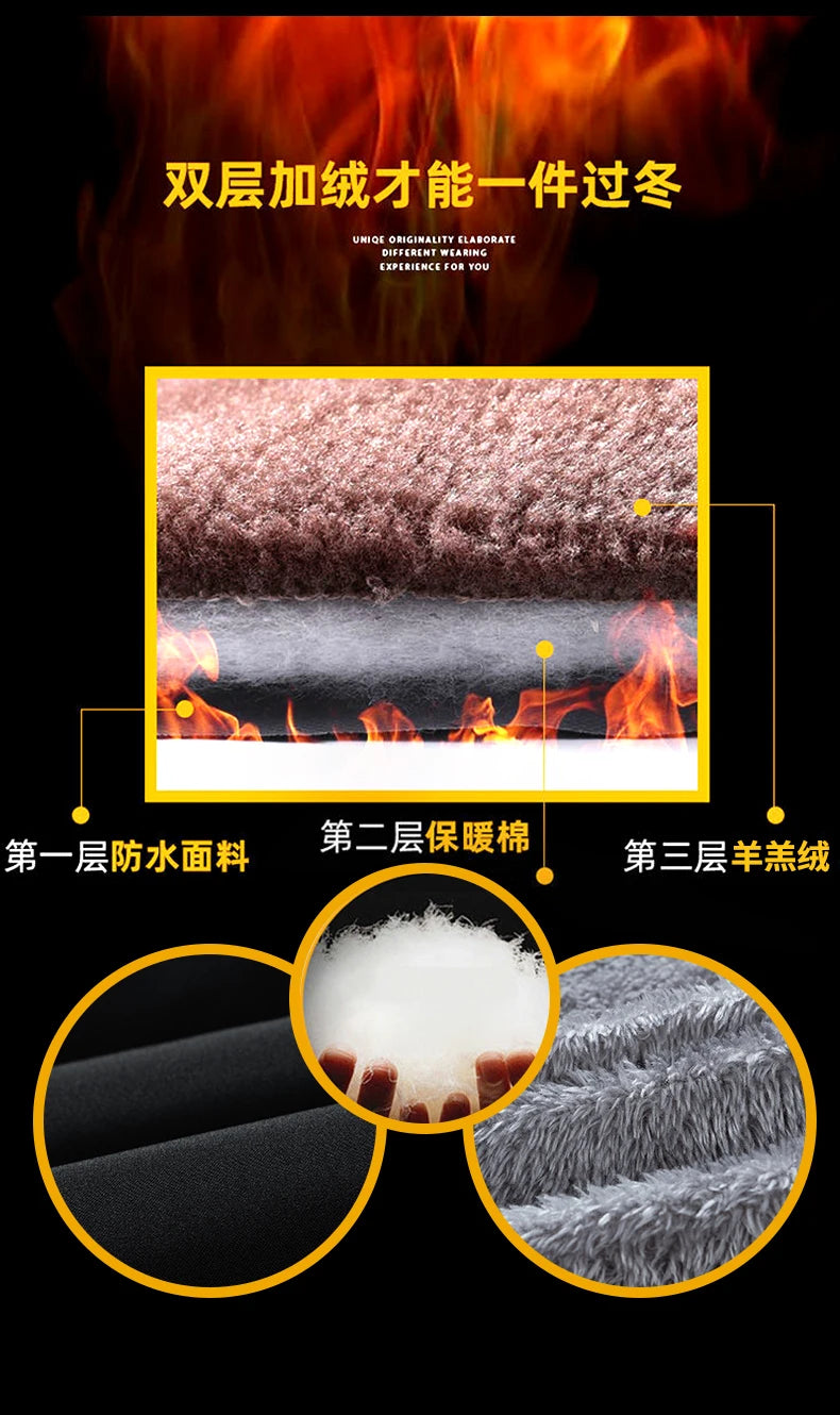 MAINKULCN Gepolsterte Kapuzenweste - Reißverschluss, Fleece-Fütterung, Größe 9XL 10XL