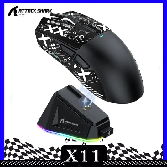 Gaming-Maus 2025: ATTACK-SHARK X11 Wireless - PixArt PAW3311 Collection