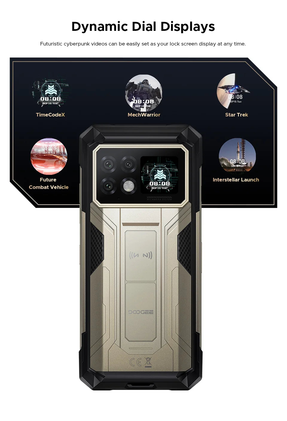 DOOGEE S200 Max Outdoor 5G - 22000 mAh Akku, 66 W, 6,72 Zoll