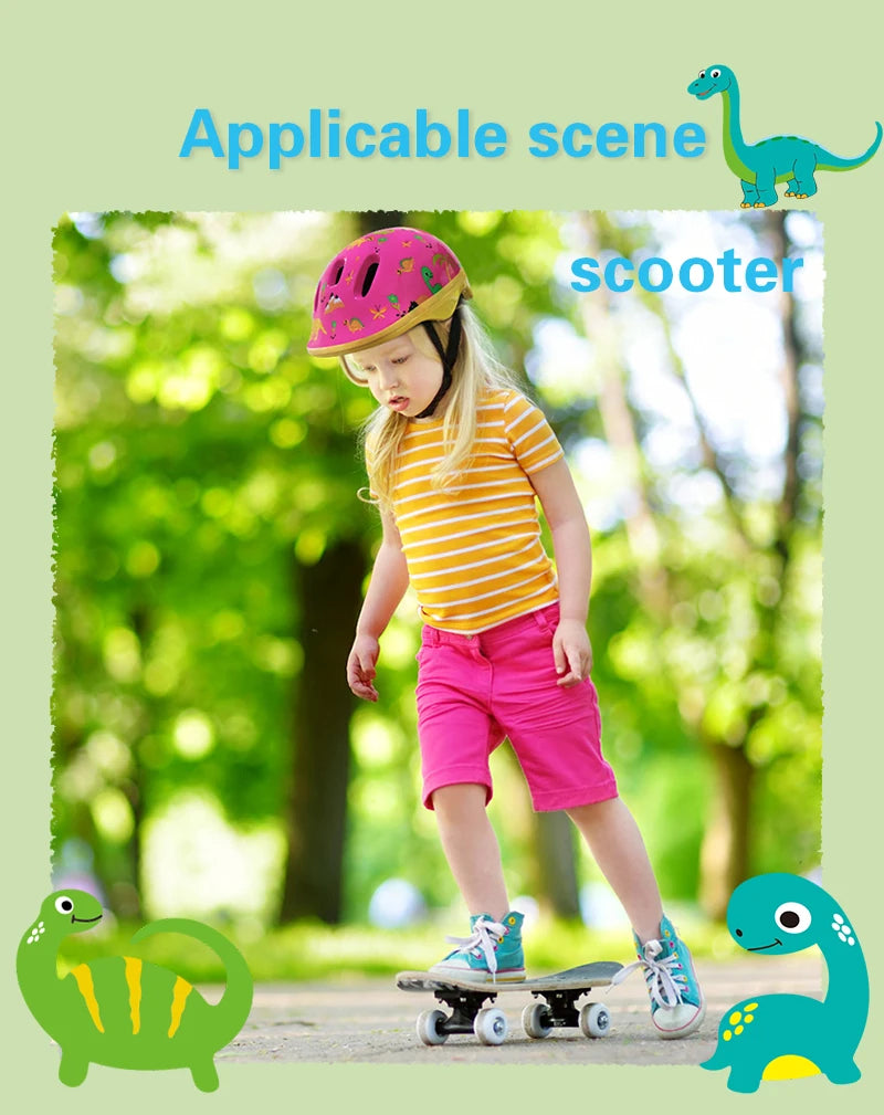 Bicycle/Skateboard Helmet for Kids Adjustable Helmet, Toddler Kids Ages 2-9 Boys Girls, Multi-Sport Safety Cycling Skating.