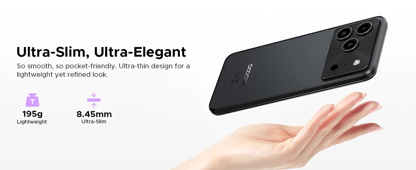 DOOGEE Note56 Plus Großer Akku - Kapazität 6150mAh, Display 6,56 Zoll