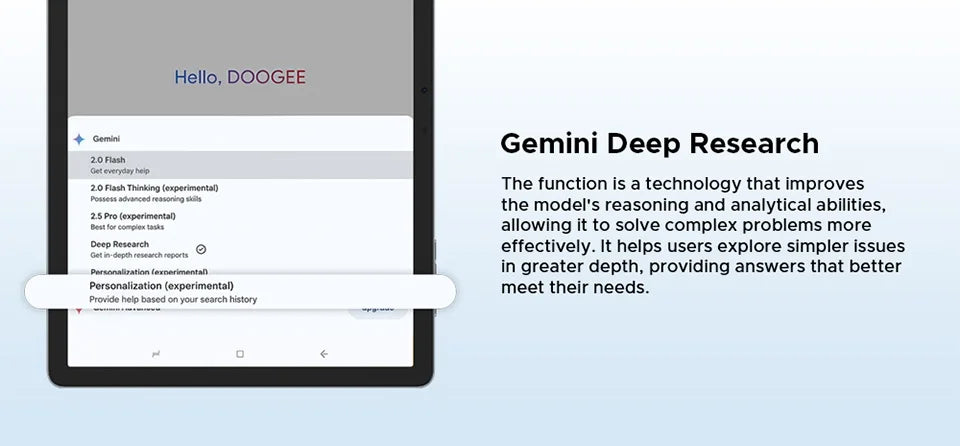DOOGEE Tab E3 Ultradünn 7,5 Mm - 256 GB Speicher, 8800 mAh Akku, 11 Zoll Display