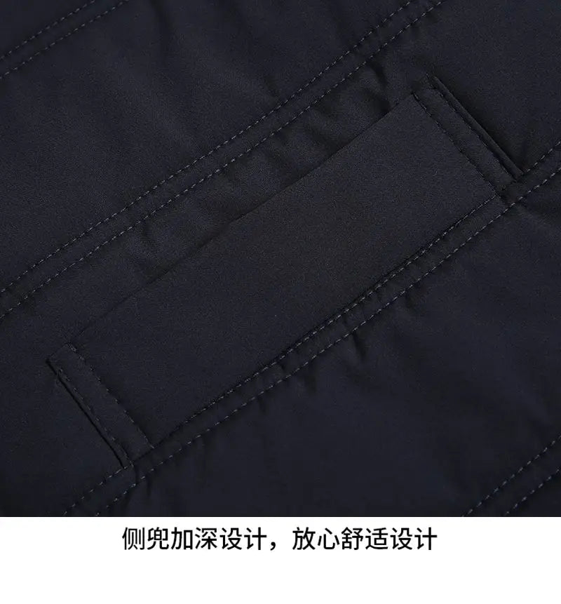 Winter Männer Warme Weste - Futter Polyester, Vlies, L