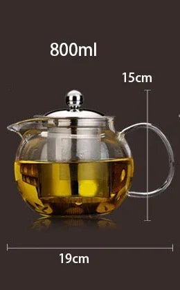 High Quality Heat Resistant Glass Tea Pot Pu Erh Teapot for Tea Set Infuser Teapot With Strainer Gaiwan Kettle Pots Teapots Puer