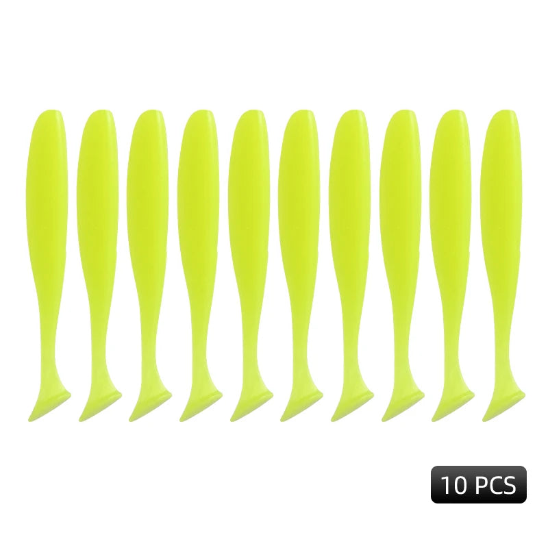 MEREDITH Easy Shiner Angelköder 50mm 65mm 75mm 100mm Wobbler Karpfen Angeln Weiche Köder Silikon Künstlich Plastik Köder