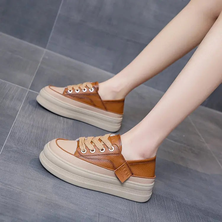 UXST JY100 Bequeme Plateausneaker - Größengetreu 1-3cm