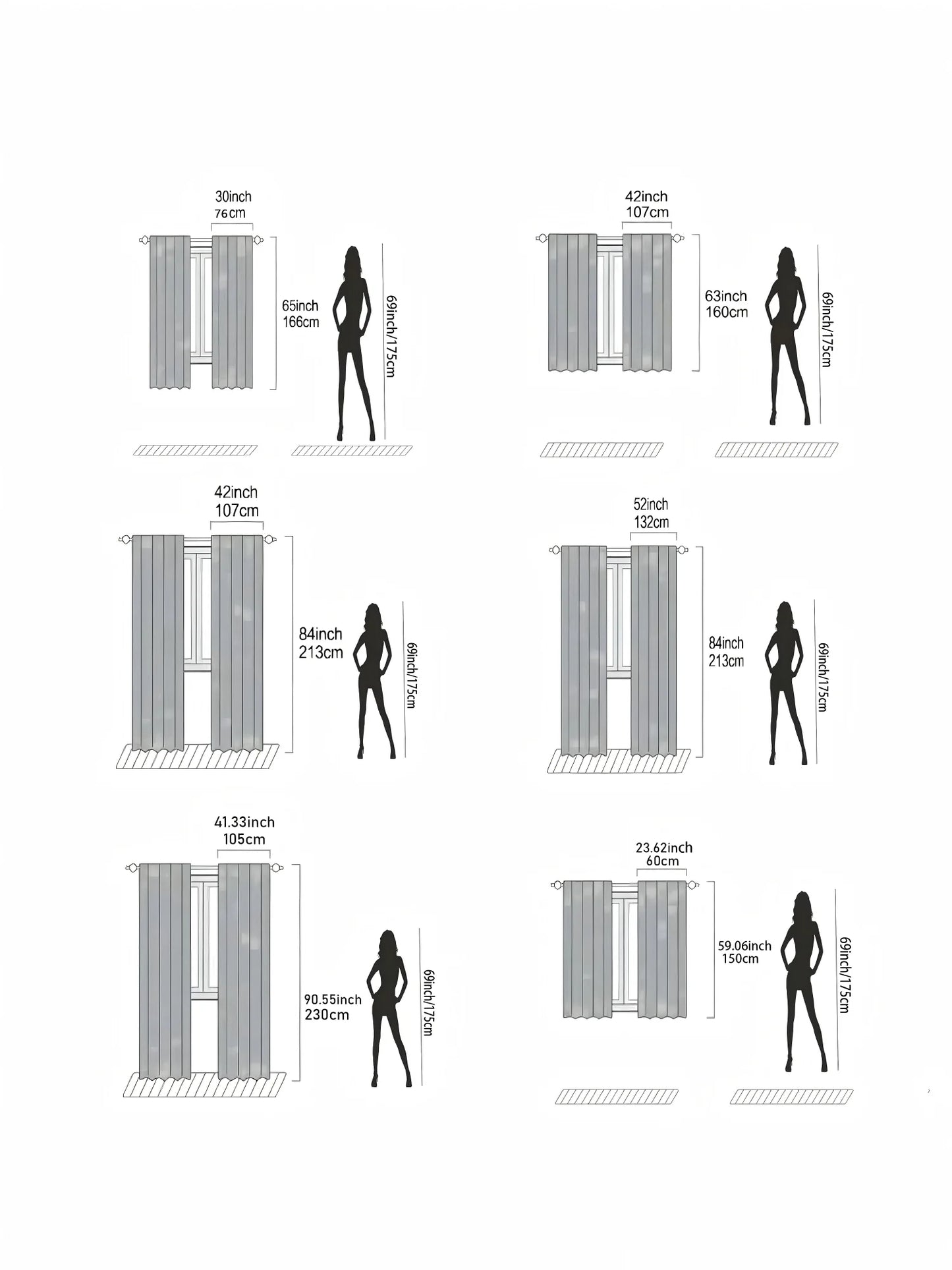 2pcs - Christmas Santa Claus Christmas print curtains, pole bag curtains, home decoration, room decoration