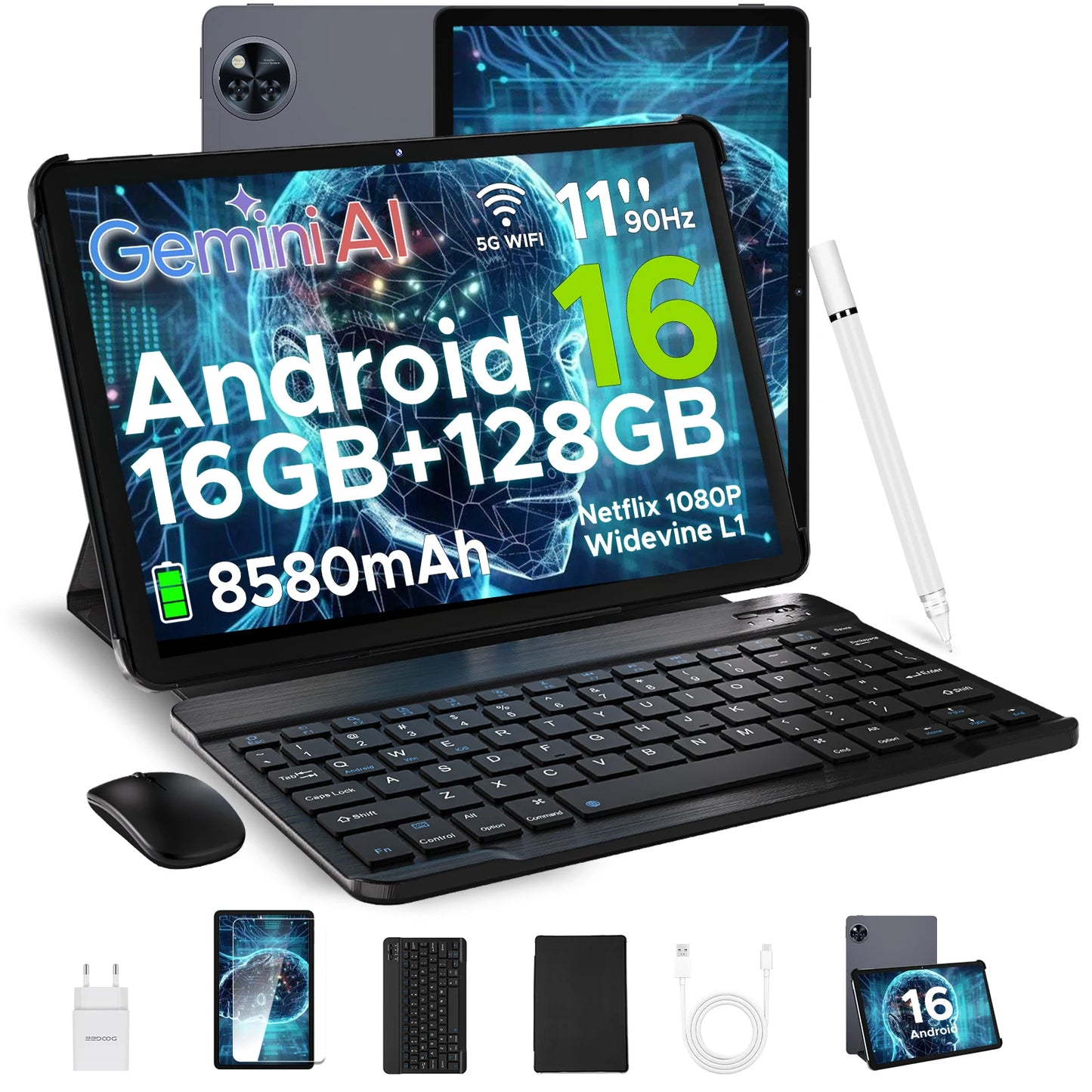 DOOGEE U11 Ultra-Klares 90Hz Tablet - 11 Zoll Display, Unisoc T7200, 8580mAh