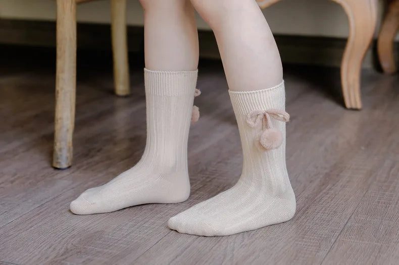 Kawaii Prinzessin Kniehoch Socken - Größe 0-4J Baumwolle