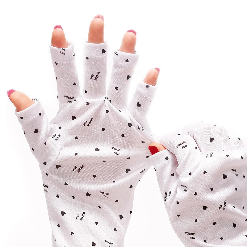 Choice UV Schutzhandschuhe - Anti UV 2er Set M L Für Nägel
