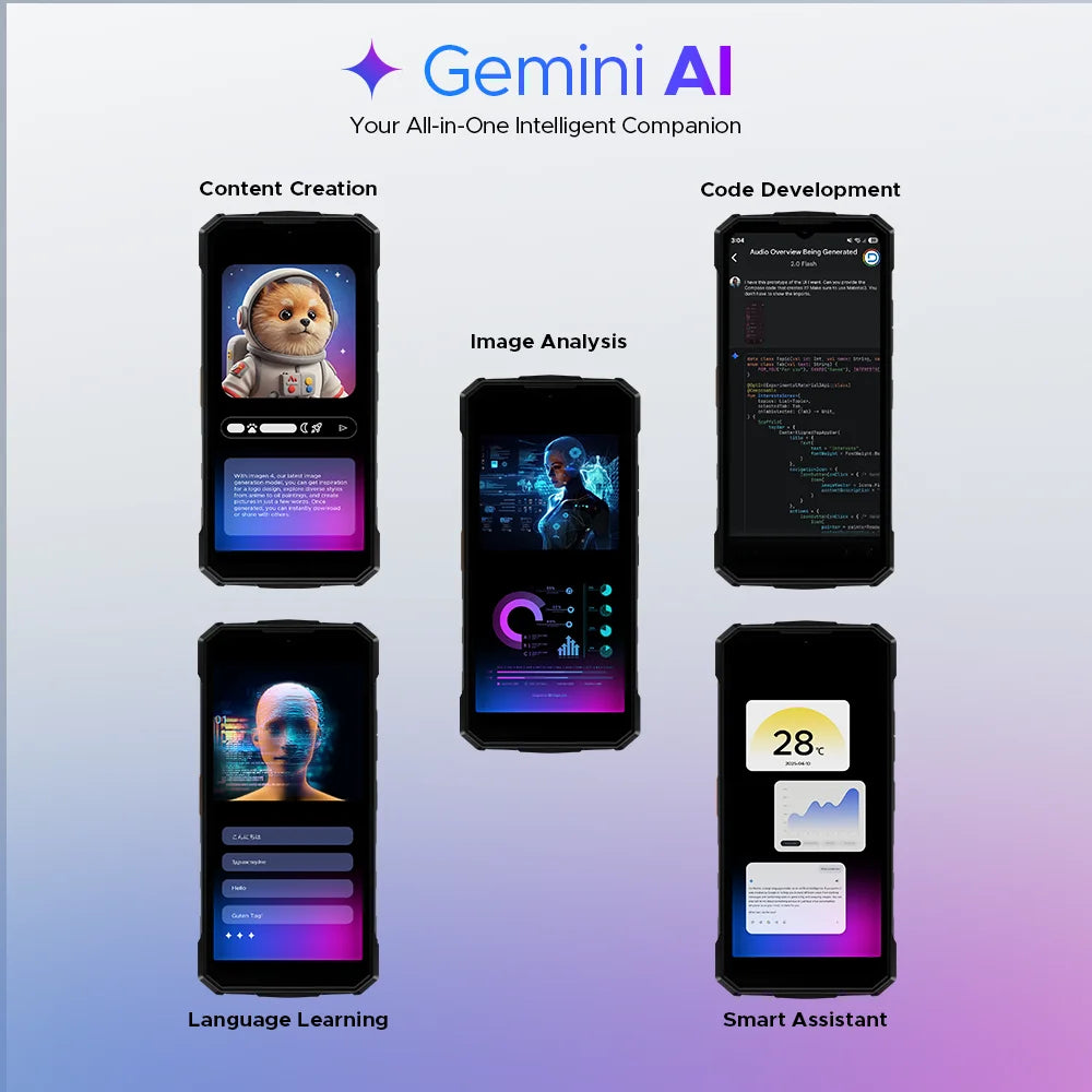 DOOGEE Fire 7 Robustes Smartphone - Akk 13000 mAh, 18W, 6,6 Zoll