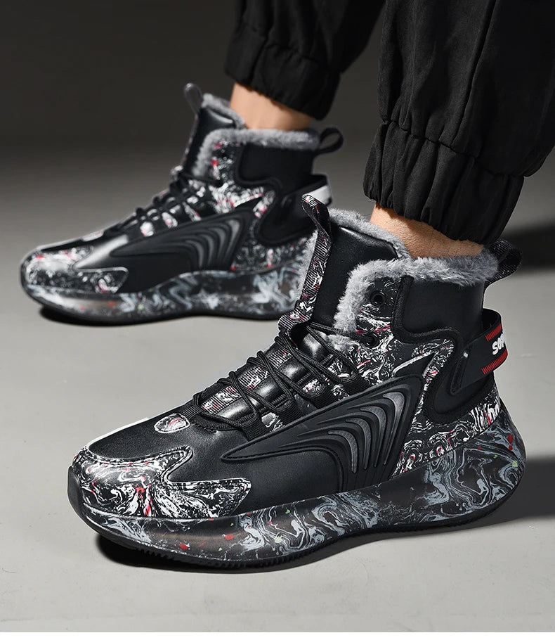 Ghete de iarnă Lexsan Allround cu șireturi, impermeabile - mărime până la gleznă, talpă antiderapantă