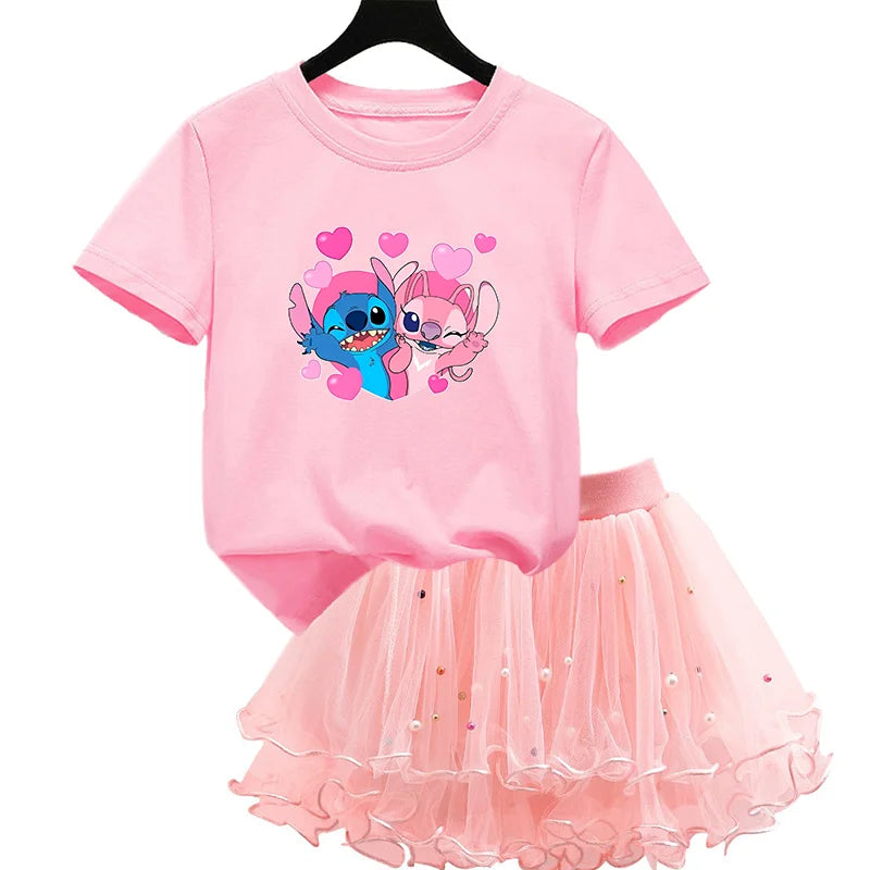 Mädchen-Disney-Set 2025: Lilo & Stitch Tutu-Kollektion - Licensed Character Collection