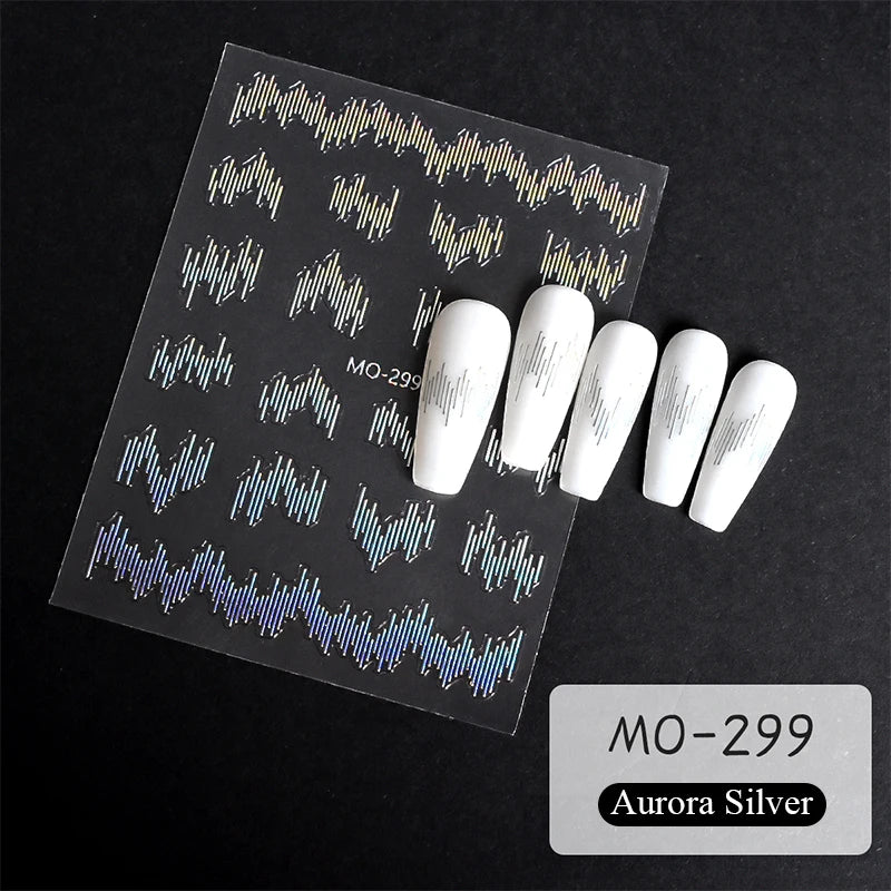 Designs 5D Relief Schmetterling Nagelsticker - 1 St 3D