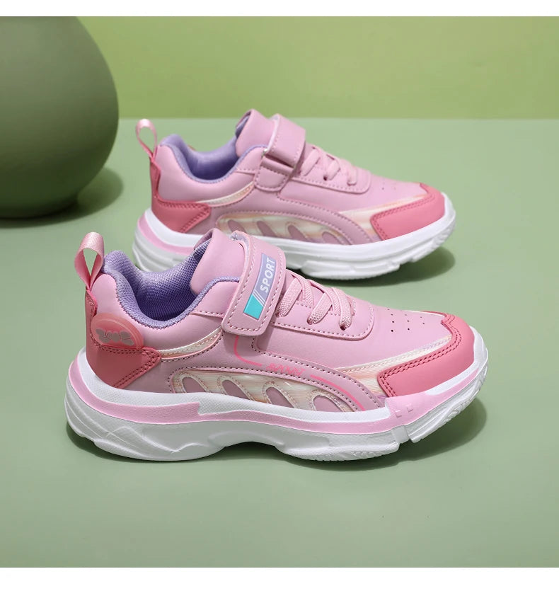 Schule Sneaker Für Mädchen Rosa 2025 Neu Komfortabel Frühling Casual Schuhe Für Kinder Weich Flexibel Kinder Mädchen Sport Schuhe