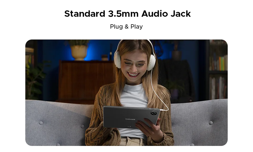 DOOGEE Tab A9 Ultraschlank - Kapazität 6580mAh, Quad Core, 10,1 Zoll