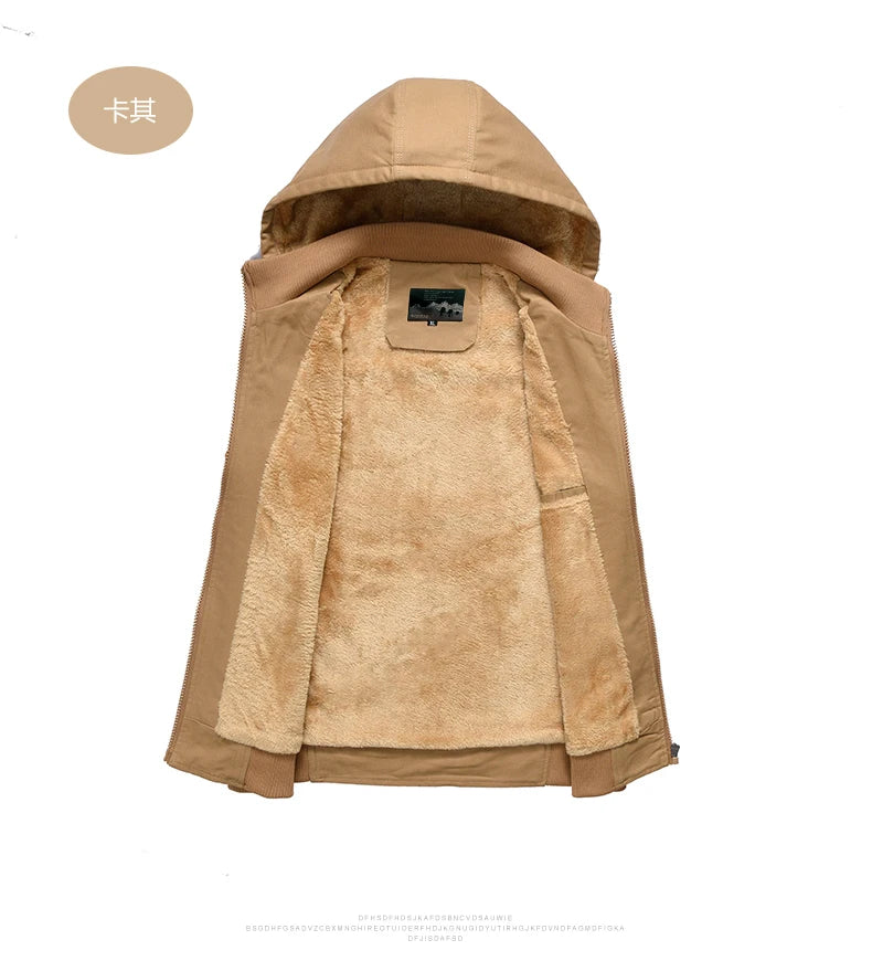 FEEDONCECN Windbreaker Kapuzenweste - Größe M, Fleece, Reißverschluss