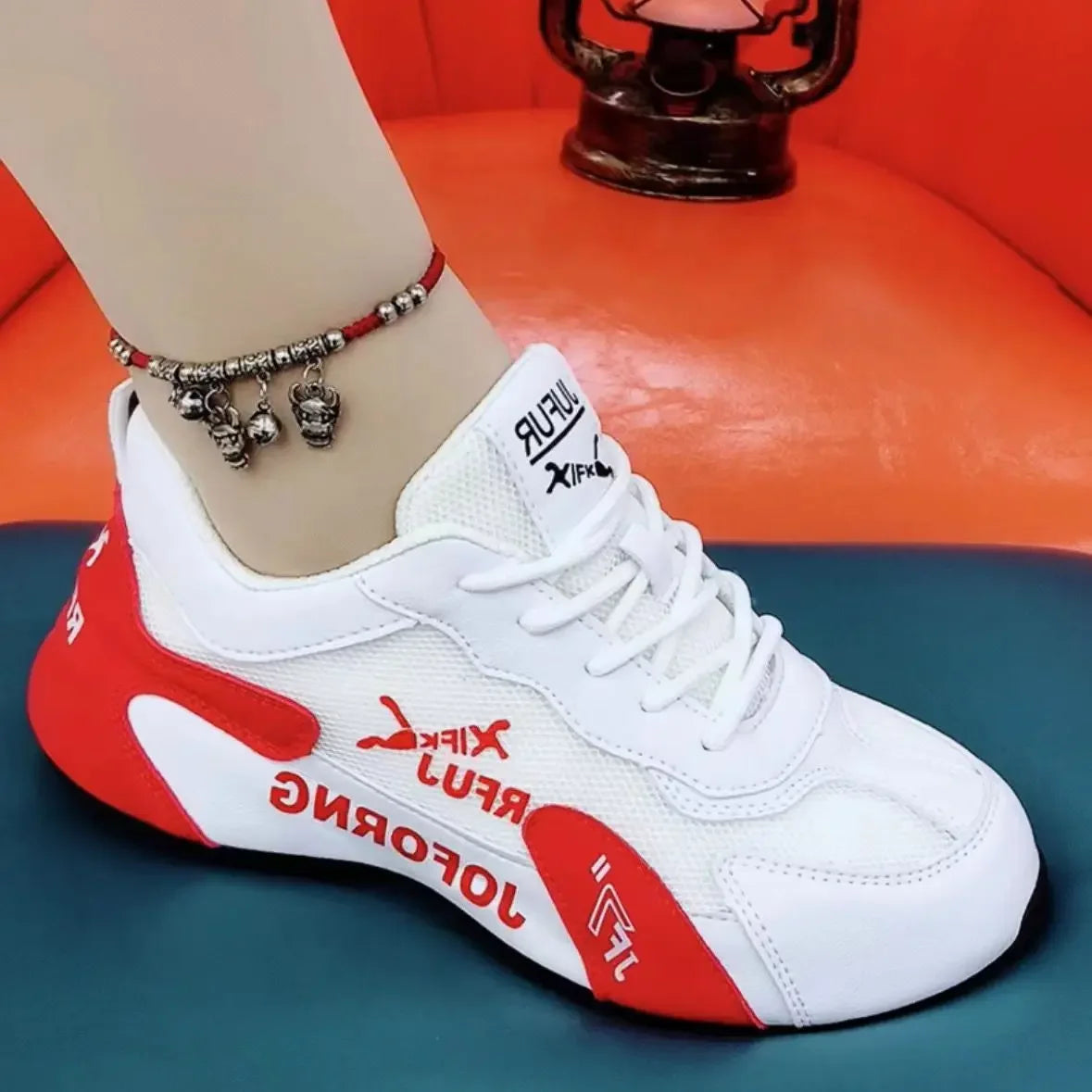 Sneakers Women's Causal  2023 Summer New Fashion Breathable Mesh Lace Up Sports Shoes for Women Platform Ladies Walking Shoes