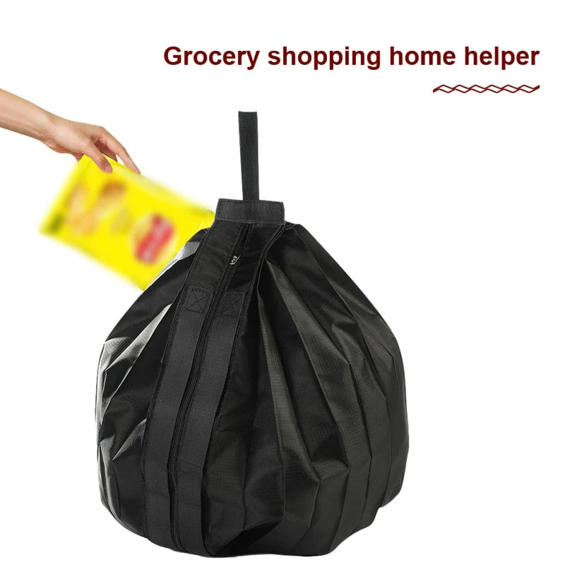 Foldable Shopping Bag Waterproof Travel Portable Storage Bag Beach Bag Supermarket Grocery Shopping Bag