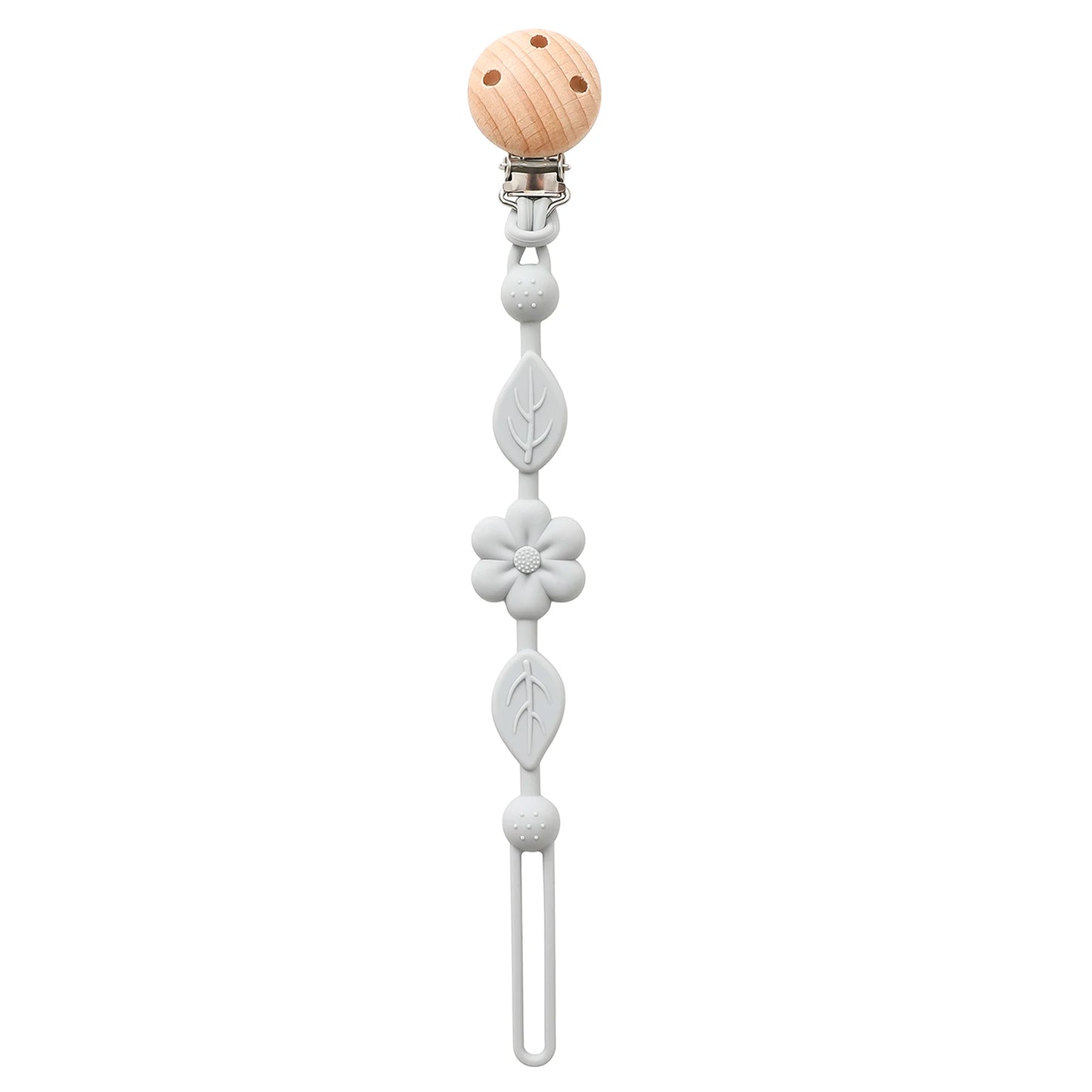 Choice AN-6-1 Silikon Schnullerclip Blume - Verstellbar