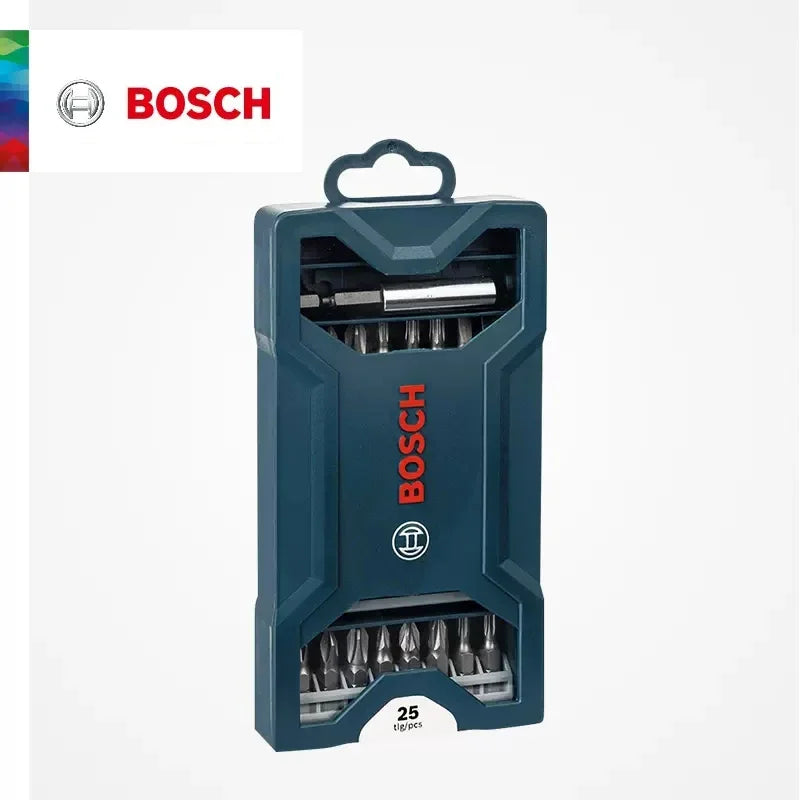 Bosch 25Pcs Replaceable Screwdriver Head Kit High Hardness Electric Screwdriver Drill Bit Screw 25Mm 50Mm Power Tool Accessories