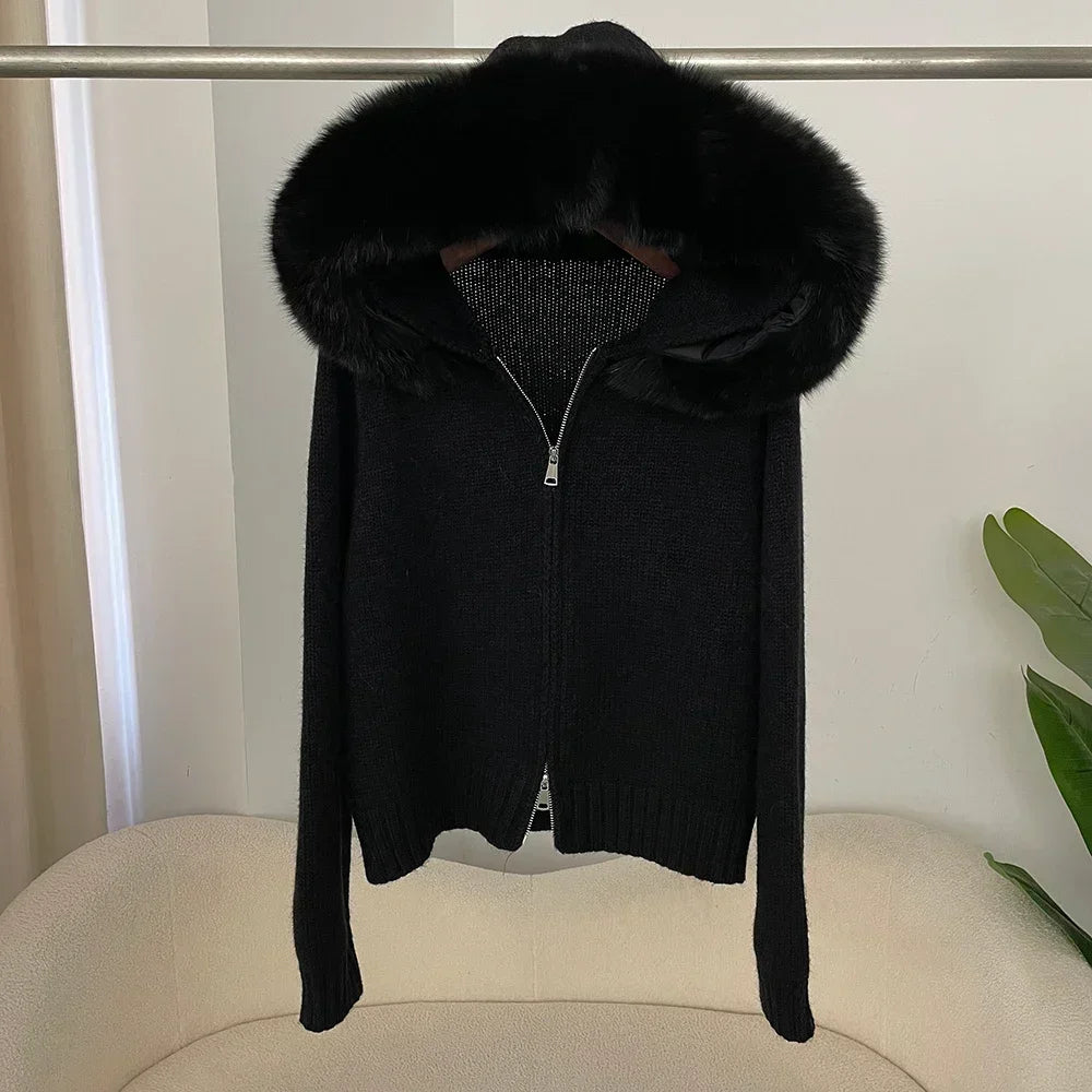 CN Zhejiang Cardigan Kapuze - Größe M, Gewicht >320 g/m²