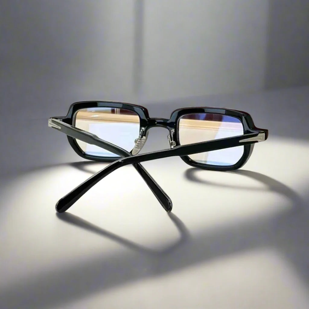 Jacques marie mage ASTAIRE vintage square sunglasses thick acetate luxury shades