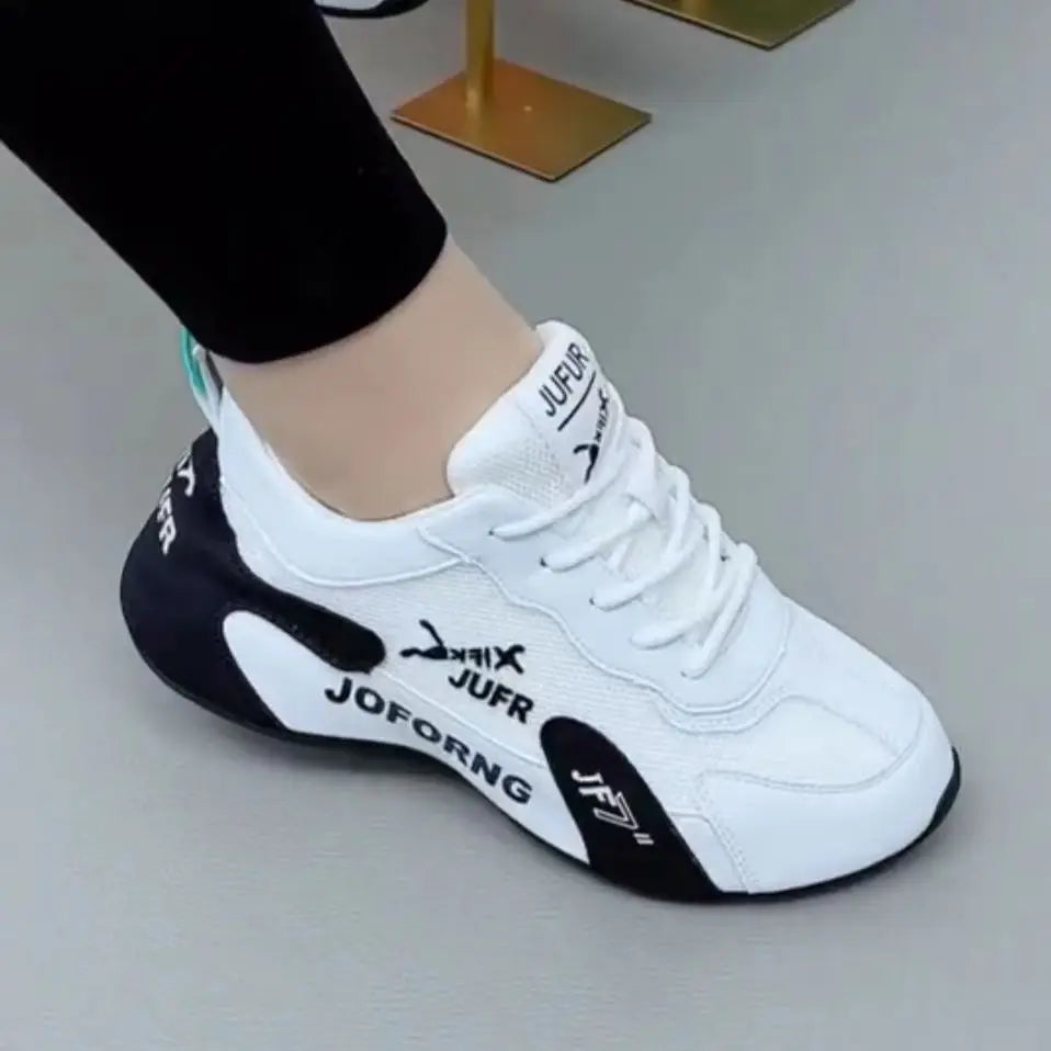 Sneakers Women's Causal  2023 Summer New Fashion Breathable Mesh Lace Up Sports Shoes for Women Platform Ladies Walking Shoes
