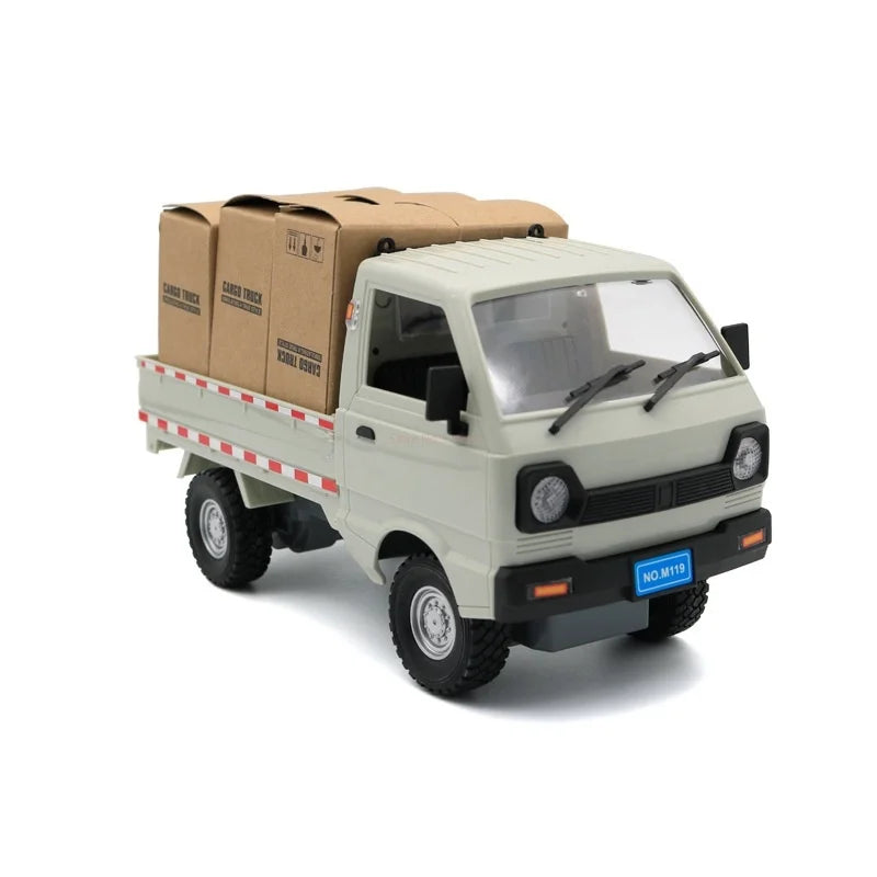 RC-Truck 2025: Wpl D12 Rc Car Simulation Drift Climbing Truck - Led Light Haul Cargo Remote Control Electric Toys Gift For Children Collection