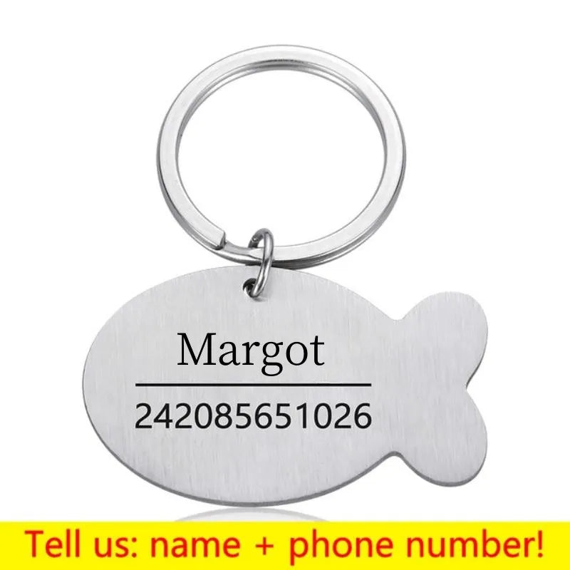 Haustier-ID-Tag 2025: Personalized-Engraved Anti-Lost - Pet Safety Collection