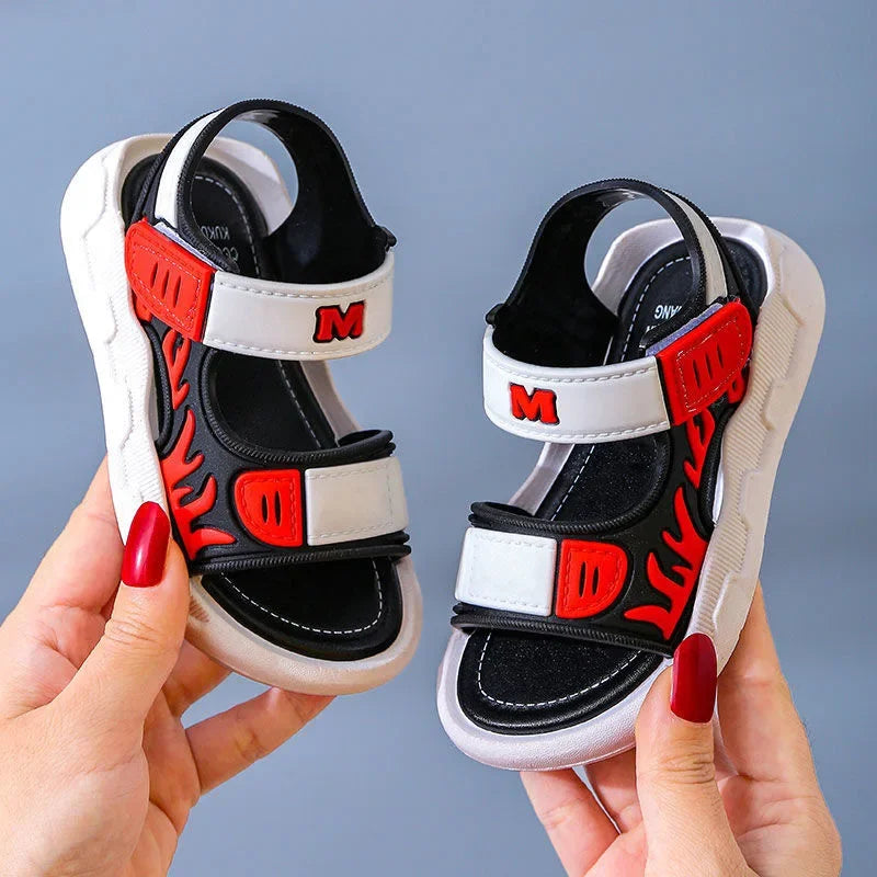 Sommer Baby Sandalen 2025 - Einfarbig Baby Jungen Weiche Sohle - Rutschfest Jungen Mädchen Kleinkind Strand Schuhe