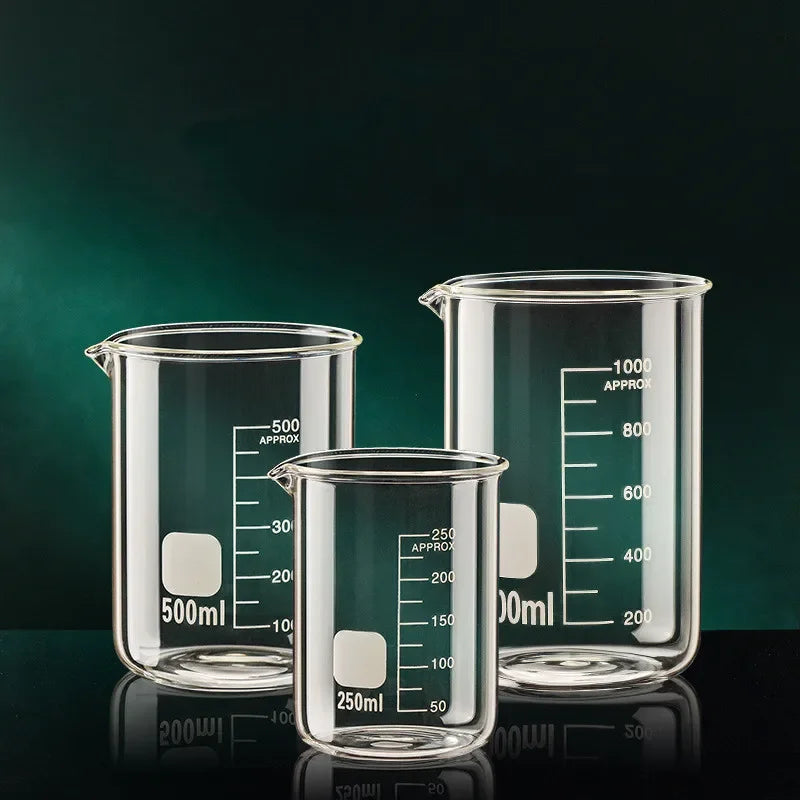 Choice Messbecher Hitzebeständig - 50/250/1000ml Glas