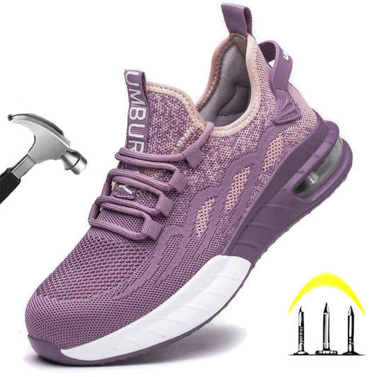 Sicherheitsschuhe 2025: Women Safety Shoes For Work Safety Boots Breathable Steel Toe Puncture Proof Sport Work Sneakers Construction Security Boots Collection