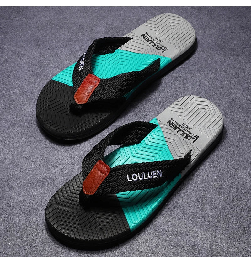 Hohe Qualität Marke Männer Flip Flops Sommer Strand Flip Flops Männer Mode Atmungsaktiv Casual Strand Männer Hausschuhe Sommer Outdoor