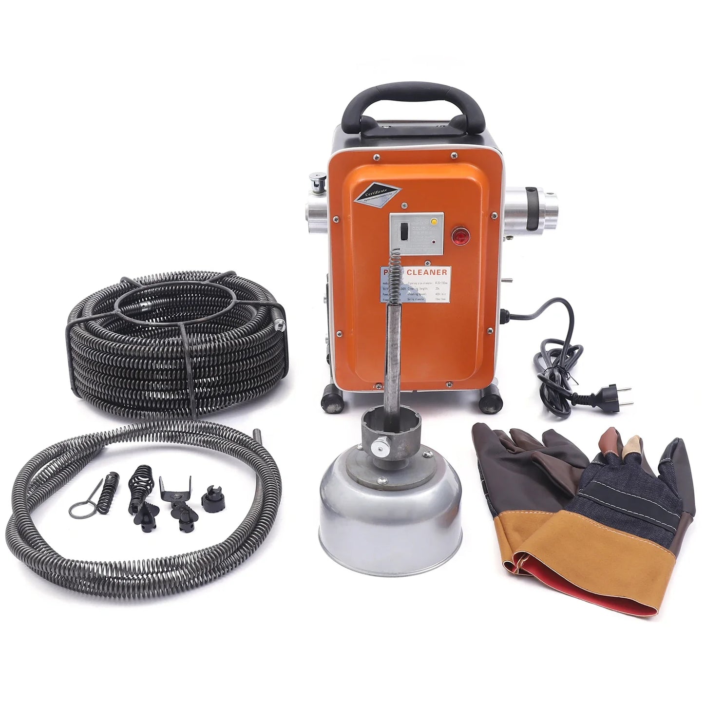 RohrPro Abflussreiniger IP44 Wasserschutz - Durchmesser 20-110 mm, 750W by Golden Bridge Store