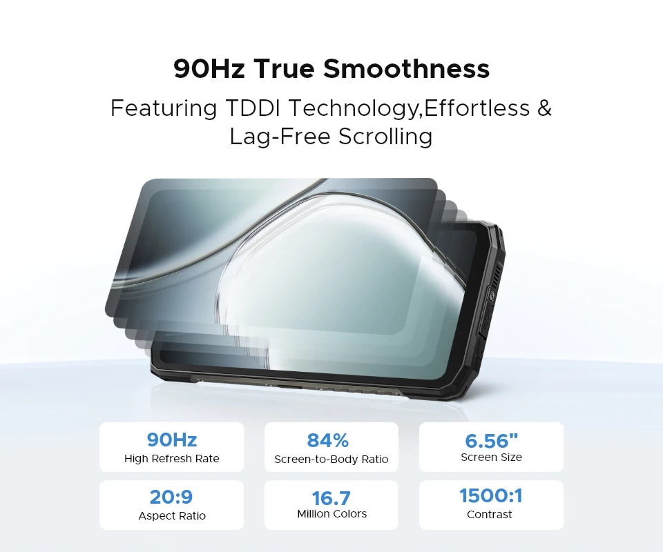 DOOGEE Blade10 Max Robustes - 10300 mAh 18W 6,56 Zoll Display