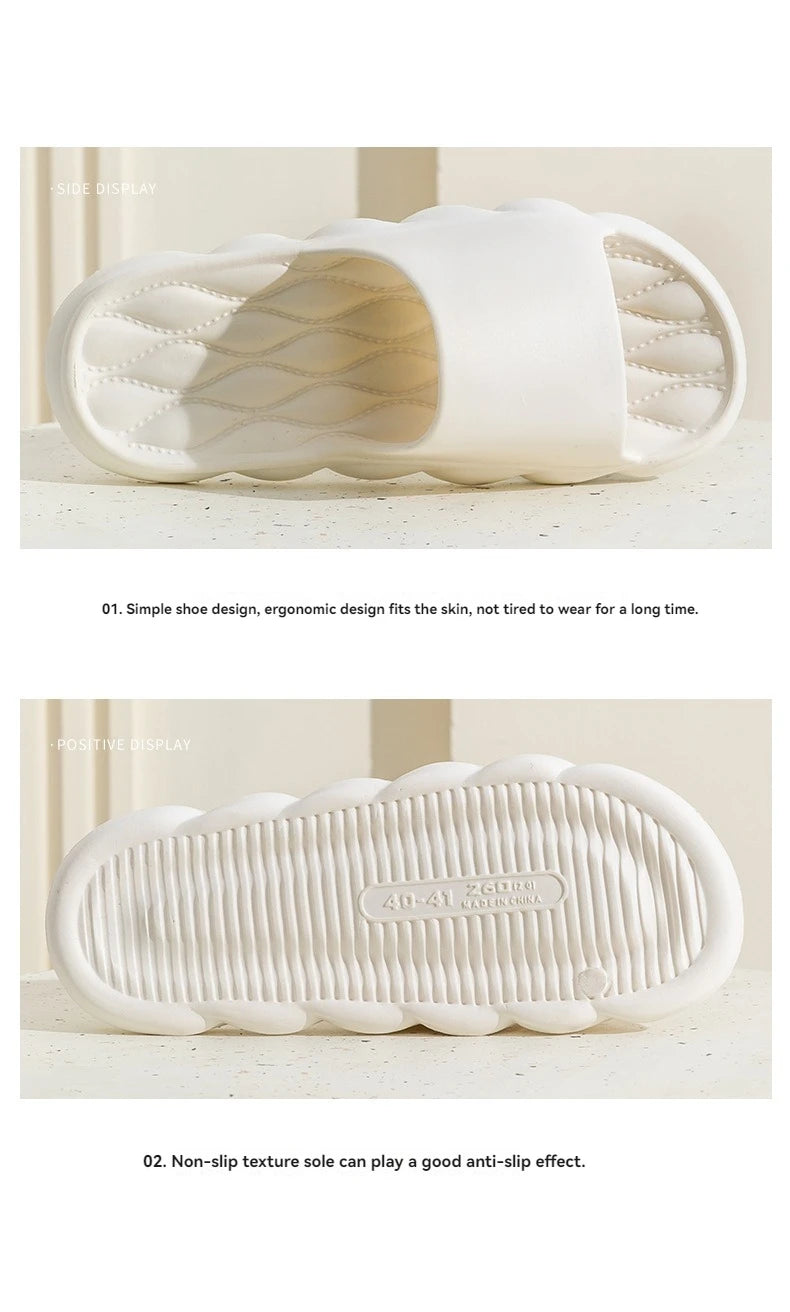 Women Summer Slippers Men Home Shoes Household Indoor Bathroom Bathing Couple EVA Slippers Sandals Slippers Anti-slip Anti-odor