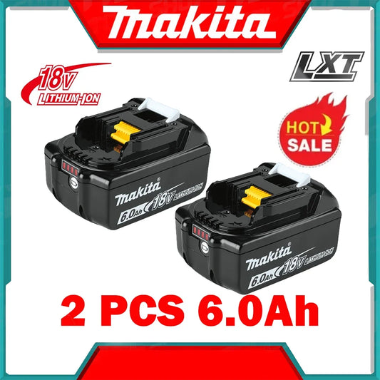 Batería Makita genuina de 18v con cargador de iones de litio recargable para herramienta eléctrica  batería Makita de 18 v
