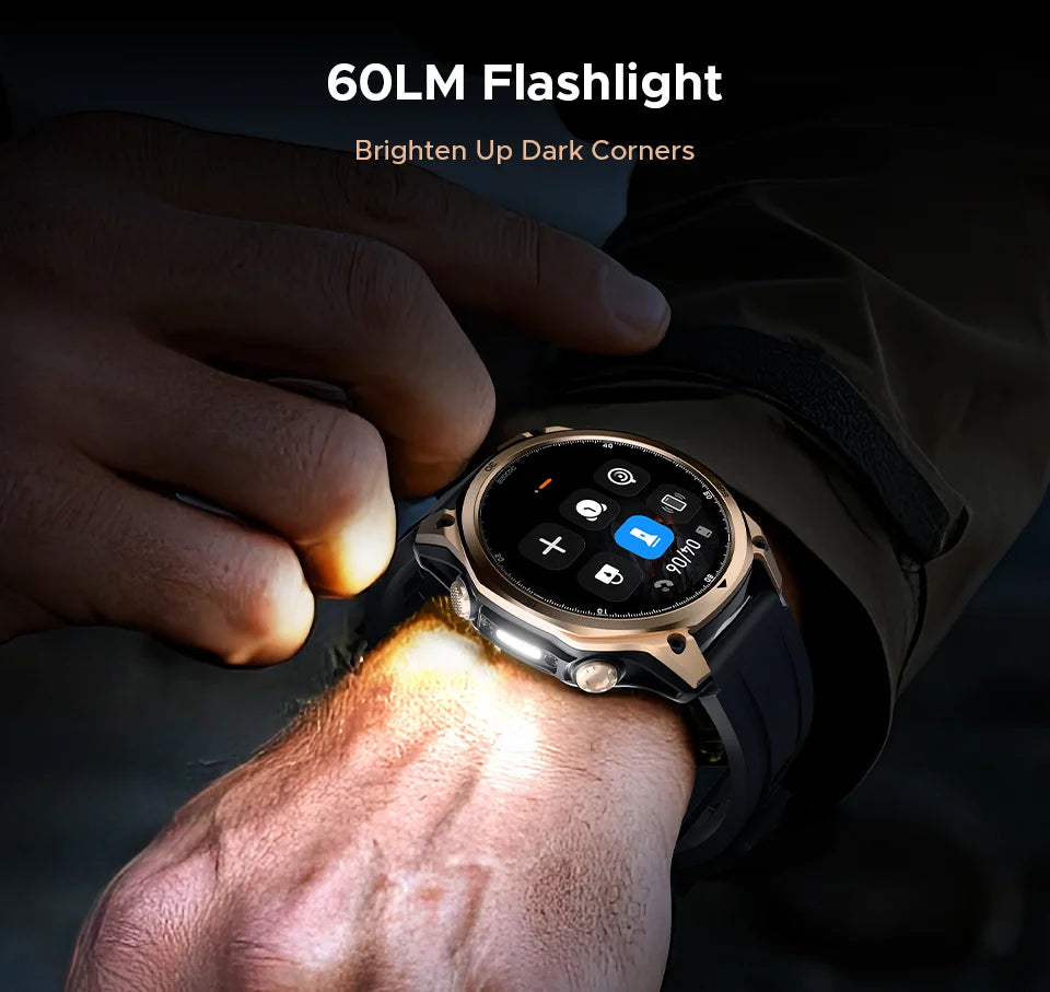 DOOGEE Anywise W1 AMOLED - Akkulaufzeit 18 Tage, Bluetooth 5.3, 1,43 Zoll