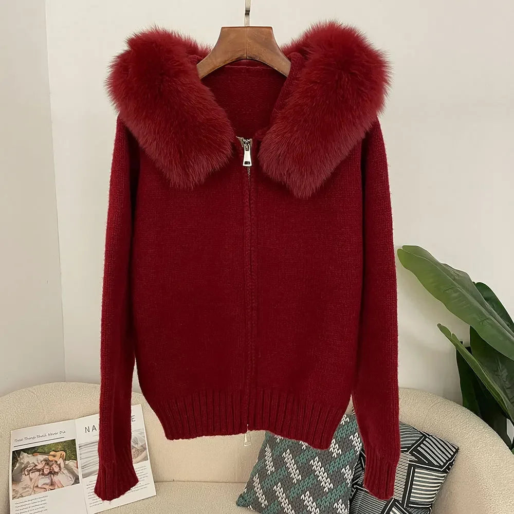 CN Zhejiang Cardigan Kapuze - Größe M, Gewicht >320 g/m²