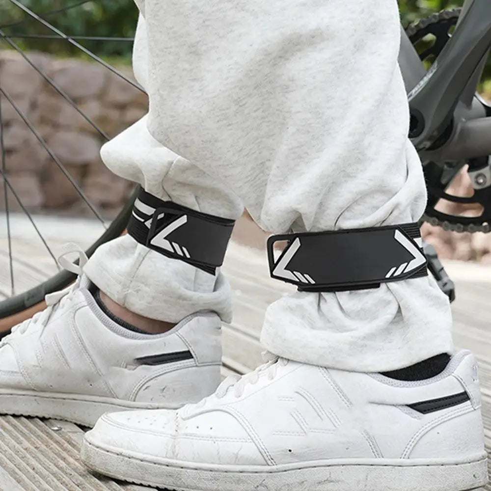 Fahrrad-Hosengurt 2025: Cycling Pants Leg Strap Elastic Waterproof - Ankle Blousing Garter Black Biking Trousers Cyclist Collection
