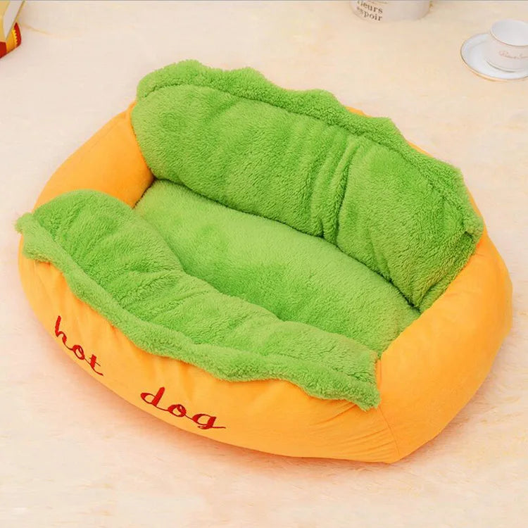 Warmes Hunde Bett 2025 - Abnehmbar Weiche Liege für Große Hunde - Waschbar Elastisch Welpe Katze Haustier Haus Sofa Indoor Zwinger
